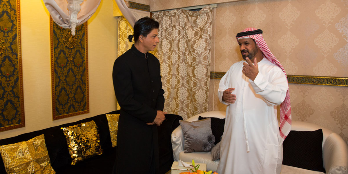 Shah Rukh Khan (Actor) visiting Saif Belhasa Holding